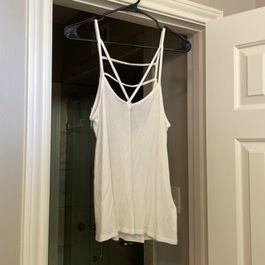 White Hollister tank